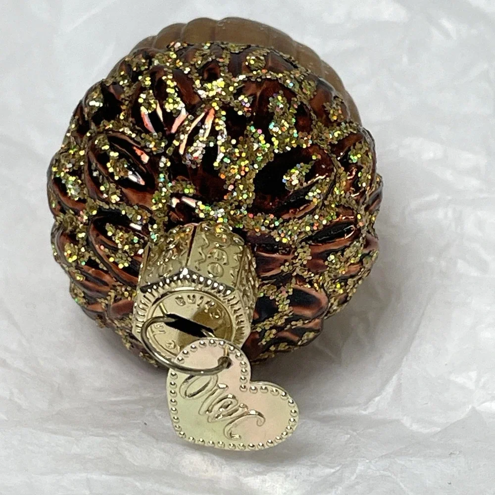 Old World Christmas Midwest Cannon Falls Glass Acorn Ornaments Mini Lot of 2